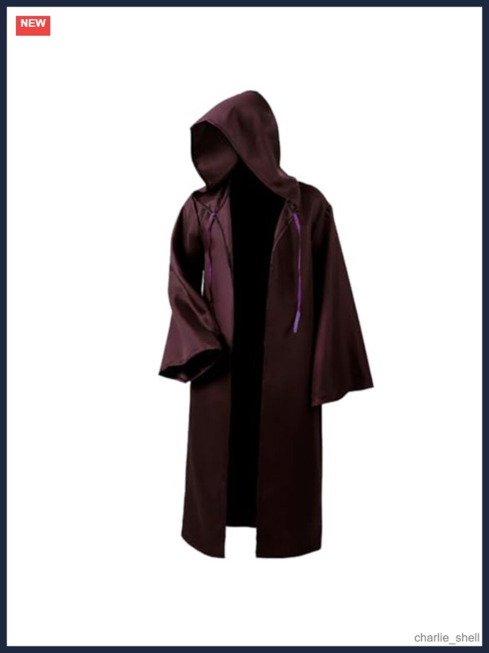 Mens Tunic Hooded Robe Cosplay Costume Polyester Hooded Cloak